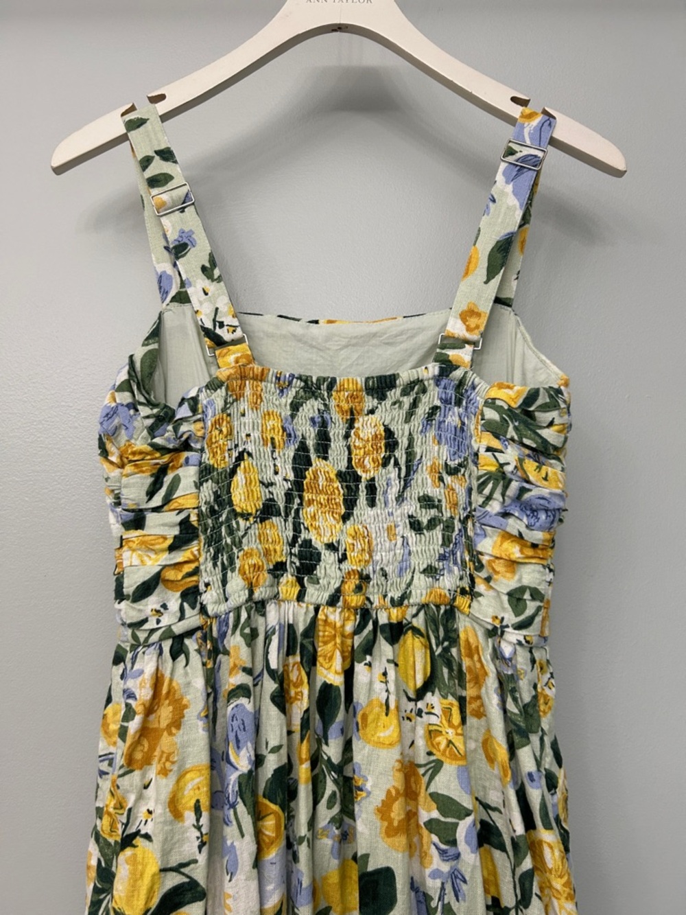 Yellow & Lavender Floral Sundress - Picture 3 of 8